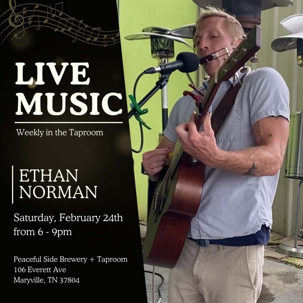 Brewery Live Music in the Taproom Ethan Norman 2-24-24